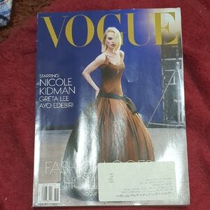 Vogue Cover with Elegant Brown Gown Nice Gee 2025